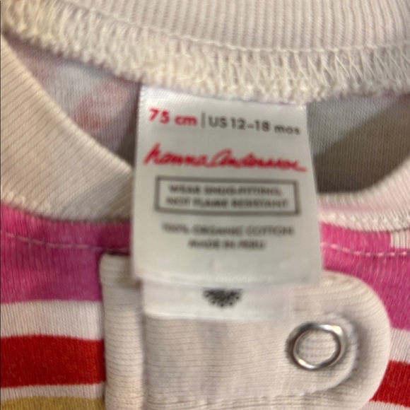 Hanna Andersson baby girls pajama bundle of two 12-18 months - Picture 4 of 6